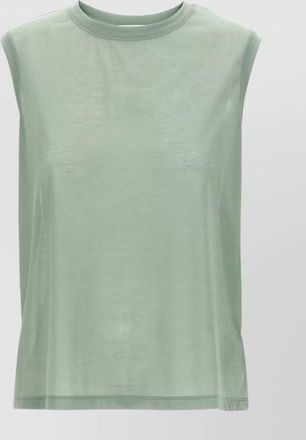 Victoria Beckham logo embroidery tank top
