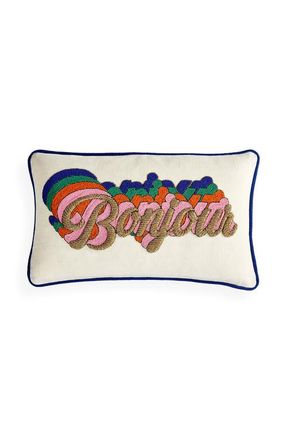 Jonathan Adler Bonjour Beaded Pillow in Multicolor at Nordstrom, Size 12X20