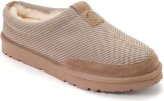 Dearfoams Fireside Grafton Sport Knit Water Repellent Twill Clog in Driftwood at Nordstrom, Size 12