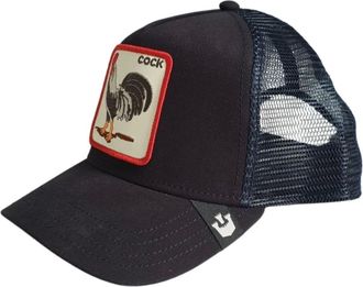 Goorin Brothers Accessoires, unisex, Blauw, ONE Size, Katoen, Animal Farm Trucker Cap Blauw Unisex