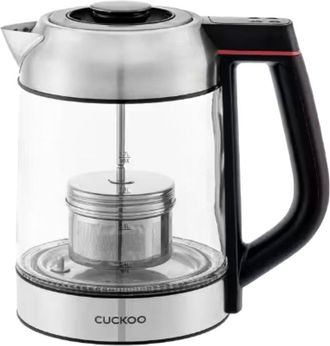 The Cuckoos Nest Cuckoo Electric Glass Kettle With Tea Infuser