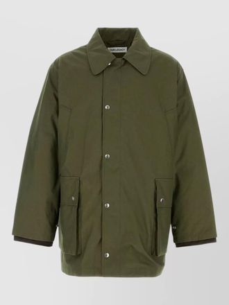Our Legacy cotton blend hunter jacket collared neck