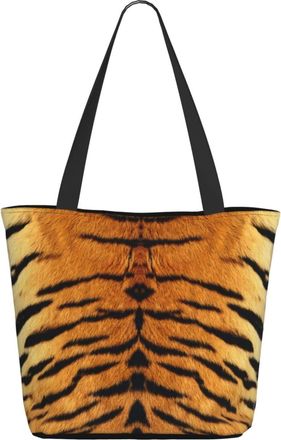 AOOEDM Animal-Tiger Pattern Ladies Shopping Bag 13x11x7in.The Perfect ValentineS Day Gift.It Is The Best ValentineS Day Gift For Mom, Daughter, Wife,Etc