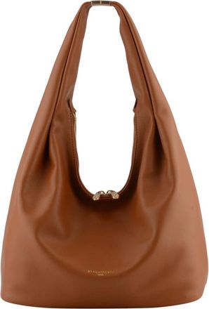 Pourchet Arche Satchel - Dames - Schoudertassen - Bruin - ONE Size - Leer - Tassen
