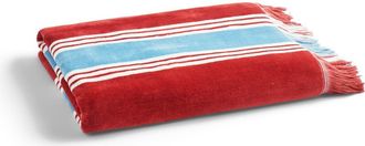 Christy College Stripe Hammam Inspired Beach Towels in Earth Red at Nordstrom