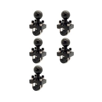 OEM Adecuado Para 5 Bases De Montaje En Rieles De Manillar De Motocicleta/bicicleta, Pernos En U Dobles Con R&oacute;tulas De 1,5 Pulgadas, Tambi&eacute;n Apto Para C&aacute;m