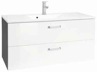 WELLTIME Waschbeckenunterschrank »Ravenna« Badmöbel Waschtisch inkl. Waschbecken, Breite 100 cm, Soft-Close