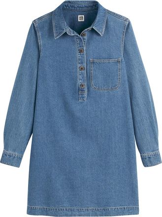 La Redoute Collections Korte jurk in denim, Signature ALBANE