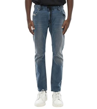 Diesel Blue Slim Mid Rise Jeans