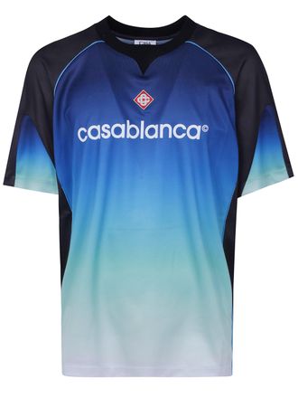 Casablanca T-Shirt Short Sleeve Football Top