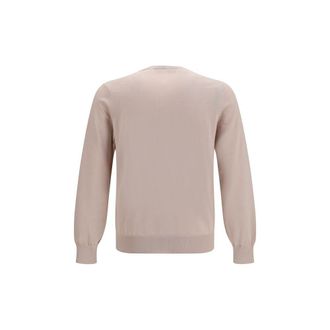 Brunello Cucinelli Mens Beige Cotton Sweatshirt Clothing