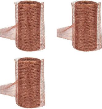 OEM Kit De Control De Roedores Con Malla De Cobre 3x, Mezcla De Lana De Cobre Inoxidable De 5 Pulgadas X 35 Pies, Para Rellenar Agujeros (h&aacute;galo Usted Mis
