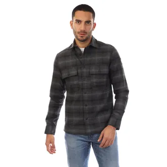 Belstaff Mens Belstaff Corduroy Fallgate Shirt in Grey