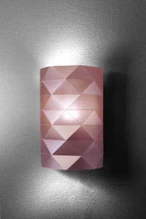 Linea Zero Aplique Metal Rosa Cm. 22x11x32h