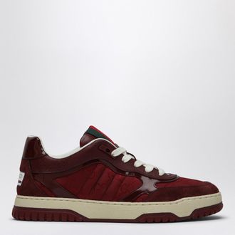 Gucci Sneakers Re-Web in tessuto GG bordeaux