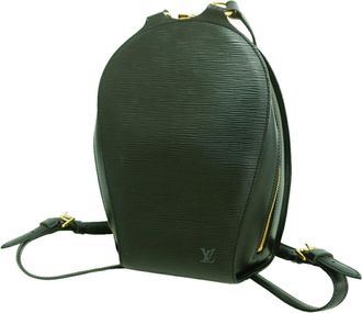 Louis Vuitton Noir Backpack (Pre-Owned)