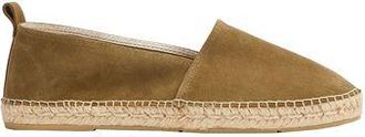 8 by YOOX SUEDE LEATHER ROUND TOE ESPADRILLES