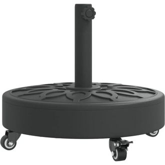 vidaXL Base Sombrilla Redonda Ruedas Para M&aacute;stiles &Oslash;38 / 48 Mm 27 Kg Vidaxl