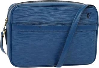 Louis Vuitton Pre-owned Cross Body Bags, female, Blue, Size: ONE SIZE Pre-owned Epi Leather Shoulder Bag