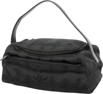 Chanel Black Nylon Vanity Bag (Pre-Owned)