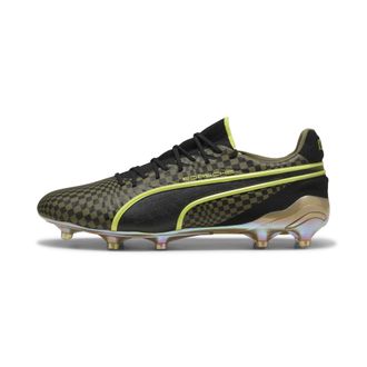 Puma Scarpe da calcio KING ULTIMATE x PORSCHE FG/AG unisex, Scarpe, Verde, 40.5