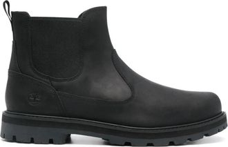 Timberland Zwarte Leren Chelsea Laarzen - Heren - Chelseaboots - Zwart - 41 1/2 EU - Leer - Schoenen