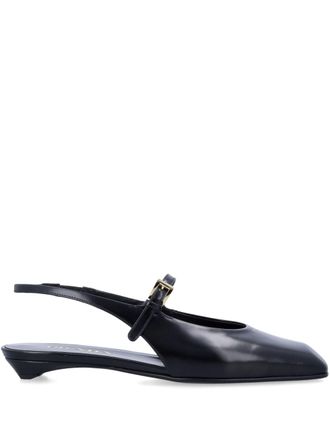 Prada lederen slingback ballerinas