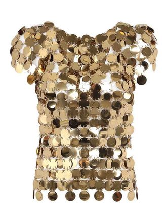 Paco Rabanne Top short sleeve sweater