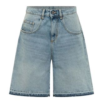 Icon Denim Los Angeles Dames, Korte broeken, Blauw, Maat: W25 Katoen