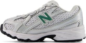 New Balance (TD) New Balance 740 Bungee Lace White Green I7407PU