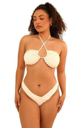 Dippin' Daisy's Swimwear Angel Bottom in Dotted Pink at Nordstrom, Size X-Large