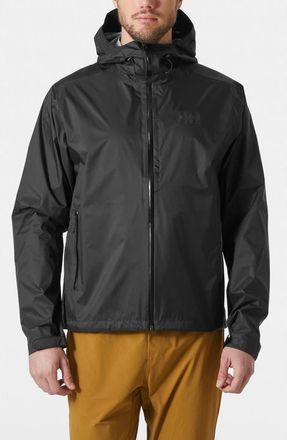 Helly Hansen Loke Terra Waterproof Hooded Jacket in 990 Black at Nordstrom, Size Xx-Large