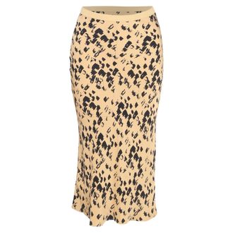 Anine Bing Bar Skirt in Multicolor Silk
