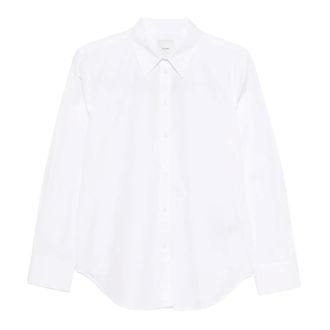 Calvin Klein Shirts, female, White, Size: XS Cotton Poplin Regular Shirt