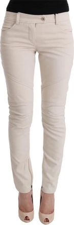 Ermanno Scervino Slim Fit Casual Jeans - Dames - Slim Fit Jeans - Wit - M - Katoen - Jeans