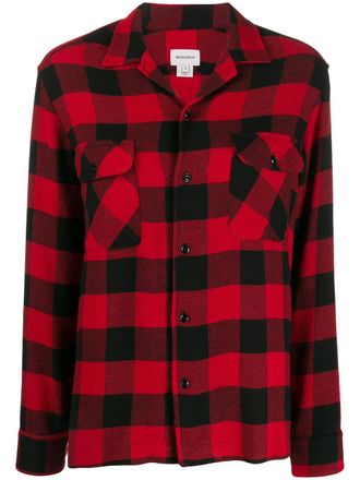 Woolrich Geruit overhemd - Rood
