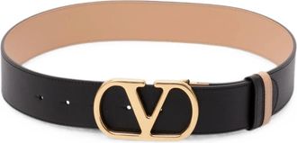 Valentino Riem H. 40 Reversibel VLogo - Dames - Riemen - Zwart - 85 CM - Accessoires