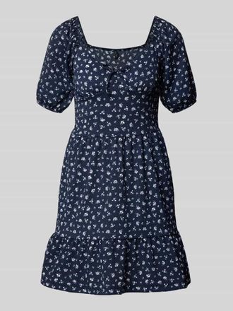 Only Minikleid mit Puff&auml;rmeln Modell HILLARY in Marine, Gr&ouml;&szlig;e XL