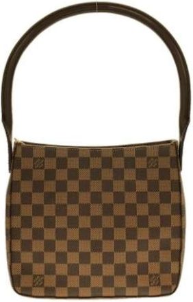 Louis Vuitton Pre-owned Handbags, female, Brown, Size: ONE SIZE Pre-owned Vintage Damier Shoulder Bag