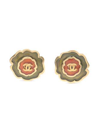 Chanel 1986-1988 coco mark earrings - Gold