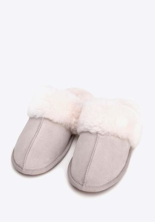 Wittchen Dames Beige Su&egrave;de Leren Pantoffels