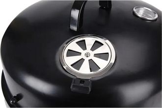 Progarden Barbacoa Tipo Barril Para Ahumar Color Negra Bbq