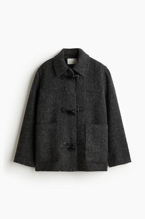 H&M Duffle-Jacke - Dunkelgraumeliert