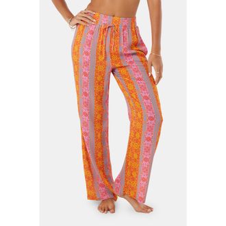 Roxy Beachside Cover-Up Pants in Multi at Nordstrom Rack, Size Medium