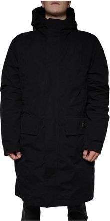 Dolce & Gabbana Parka met capuchon - Heren - Parka Jassen - Zwart - L - Katoen - Jassen