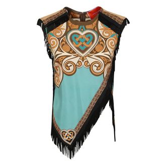 La DoubleJ Dames, Tops, Veelkleurig, Maat: XS Zijde