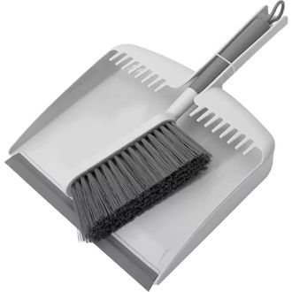 Ou Compact Ergonomic Hand Broom and Dustpan Set in White at Nordstrom