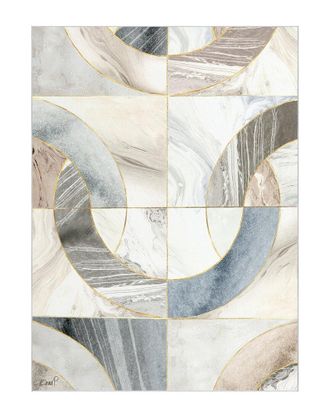 Empire Art Direct Mosaic Serenity Washable Geometric Art Area Rug