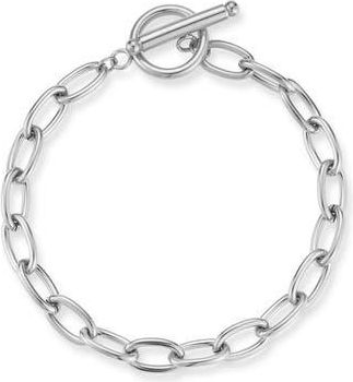 Glaze Jewelry Oval Link Chain Toggle Bracelet in Silver at Nordstrom Rack