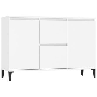 Berkfield Home Sideboard White 104x35x70 cm Engineered Wood | Size: 104 x 35 x 70 cm